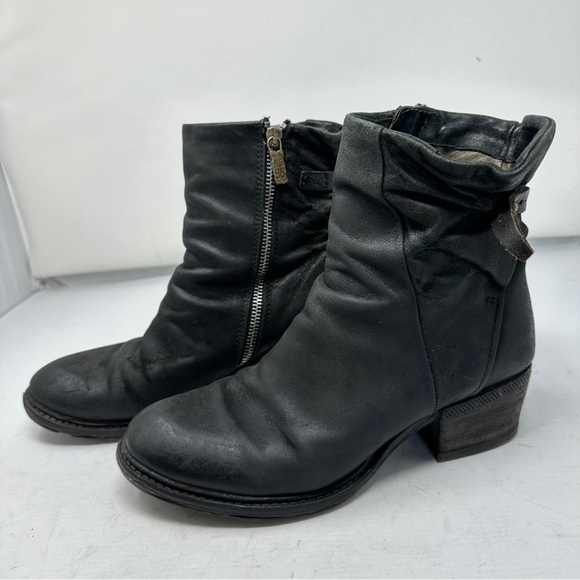 A.S.98 Black Ankle Boots - Picture 2 of 12